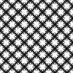 Black seamless abstract pattern. Overlay for background and backdrop. Ornamental design. PNG graphic illustration with transparent background.