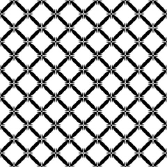Black seamless abstract pattern. Overlay for background and backdrop. Ornamental design. PNG graphic illustration with transparent background.