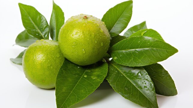 A close up of phot of a bergamot on white .UHD wallpaper