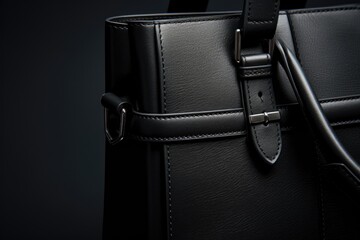 Luxury handbag product presentation. Classic, modern bag mockup