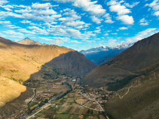 Complejo arqueol&oacute;gico de Ollantaytambo en el valle del Urubamba Cuzco Per&uacute;