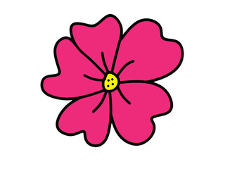 cute flower carden isolated icon vector illustration