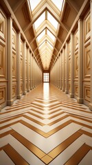 Fototapeta premium living room decorated with modren (UHD Wallpaper)