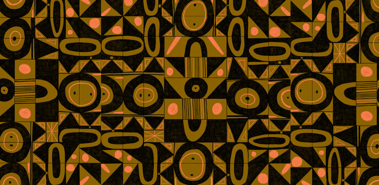 Neo-primitive design of seamless and geometric patterns