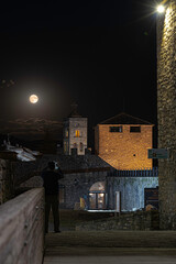 Fotografiando la luna.