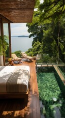 Obraz premium living room decorated with modren (UHD Wallpaper)