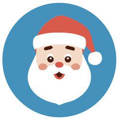cartoon santa calus vector