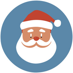 cartoon santa calus vector