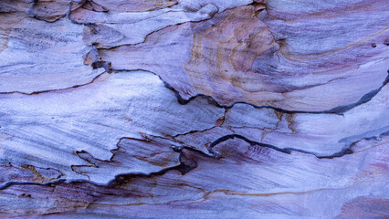 Naklejka premium Sandstone Caves, NSW, colors and formations