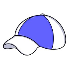 blue cap