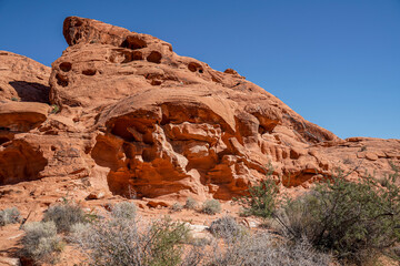 Valley of Fire State Park in Moapa Valley, Nevada.