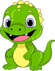 a green monster digimon dinosaur cartoon