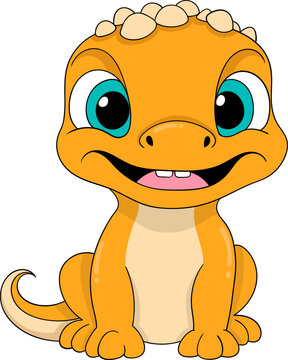 a orange monster digimon dinosaur cartoon