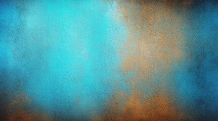 Blue and gold grunge texture background