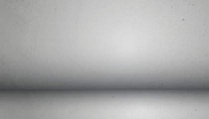 Display Empty room with a gray wall mockup, Background Grey Cement texture of floor, Vector 3D Backdrop of Gray Concrete surface with cracked texture pattern. Banner for loft design concept