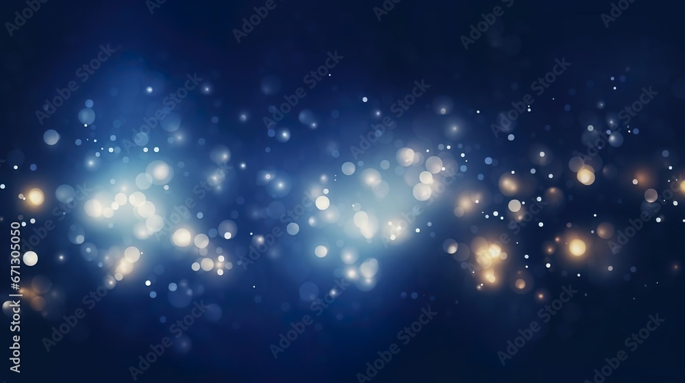 Poster abstract bokeh lights isolated on transparent backgr