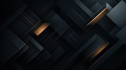 Abstract dark background illustration with geometric