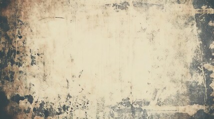 Album paper cover with worn dirty scratches effect