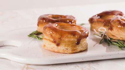 Portuguese pastry Glorias