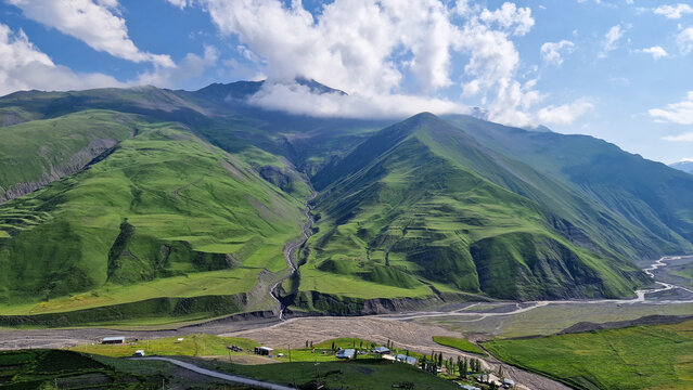 Xinaliq, an ancient village on the UNESCO list in the Azerbaijani part of the Caucasus, inhabited by the descendants of Noah