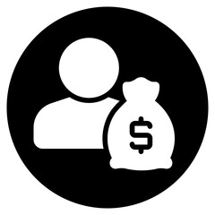 income glyph icon