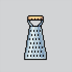 Pixel art illustration Grater. Pixelated Grater. Kitchen Grater pixelated for the pixel art game and icon for website and video game. old school retro.