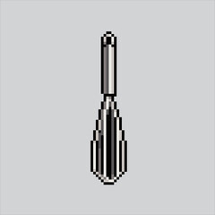 Pixel art illustration Whisk. Pixelated Whisk. Kitchen Whisk pixelated for the pixel art game and icon for website and video game. old school retro.