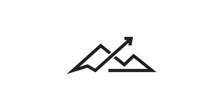summit logo template, summit design, growth design	