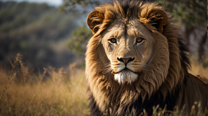Obraz premium portrait of a lion