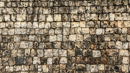 Fototapeta premium Neatly arranged stone walls