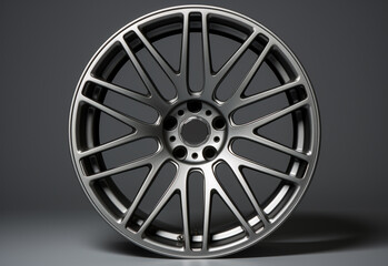 Rim, aluminum, multi-spoke, car, design, style, strength, lightness, sporty, modern, aesthetics, tire, wheel, ride, speed, dynamic
