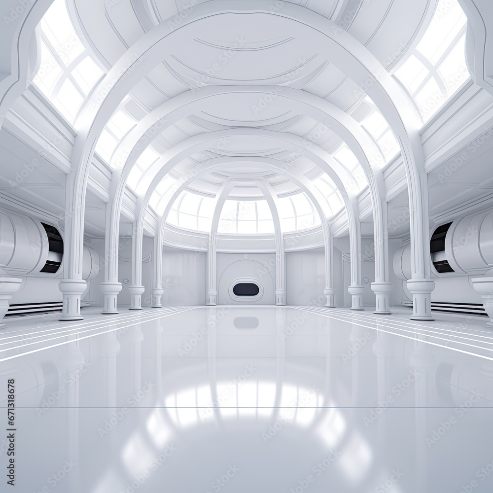 Poster abstract architecture background with empty space
