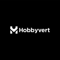Modern HV Letter Hobbyvert Company logo design