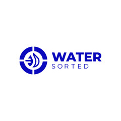 Modern water sorted company Logo Design