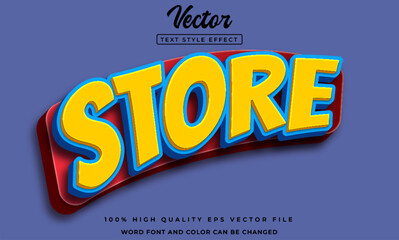 editable store text effect