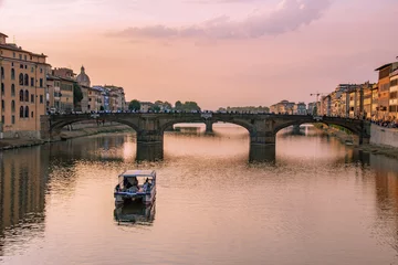 Crédence de cuisine en verre imprimé Florence ponte vecchio