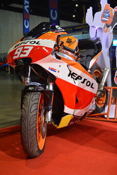 Honda nsf motorcycle at performance and lifestlye expo in Pasay, Philippines