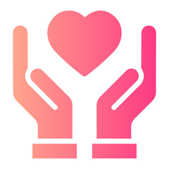 hands gradient icon