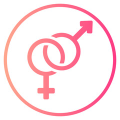 gender gradient icon