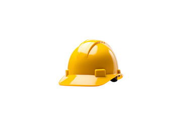 Fototapeta premium yellow safety helmet transparent background
