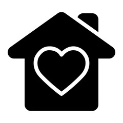 residence glyph icon