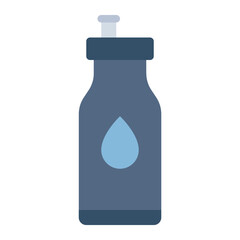 Water Bottle colorful flat icon