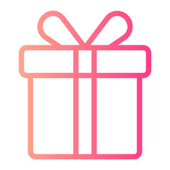 present gradient icon