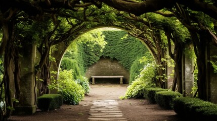 arch in the garden