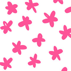 pink flower pattern element