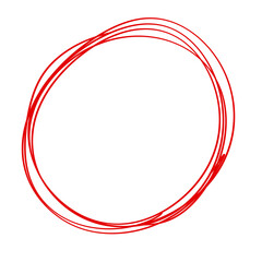 red round frame stroke