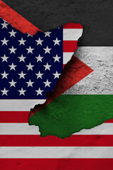 Relations between america and palestine.