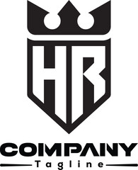 HR Shield logo Design