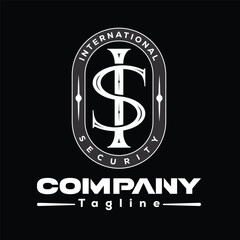 Obraz premium International Security Logo Design