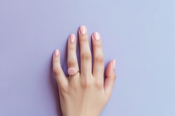 Close-Up of Female Hand on a Dreamy Background